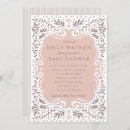 Recherche de craie vintage invitations Floral