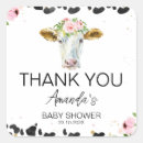 Recherche de vache noire autocollants Aquarelle