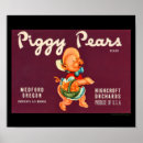 Suche nach piggy poster Vintag
