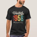 Recherche de vintage 1958 tshirts Rétro