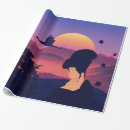 Recherche de geisha papier cadeau Oriental