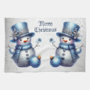 Suche nach christmas snowman geschirr tücher Schneemann