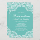 Suche nach weiße spitze einladungen Quinceanera