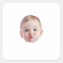 Recherche de visage de bébé autocollants Personnalisés