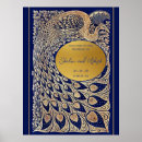 Recherche de de de paon mariage posters Bleu