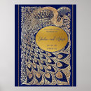 Recherche de de de paon mariage posters Bleu