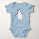 Recherche de pingouin mignon de bébé vêtements Oiseau
