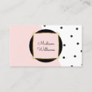 Recherche de pois rose cartes visite Élégant