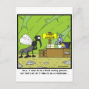 Suche nach parasiten postkarten Cartoon