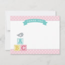 Recherche de petit oiseau vœux cartes Baby shower