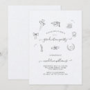 Recherche de whimsical graduation invitations Noir et blanc