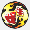 Recherche de flamme rouge autocollants Rétro