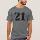 Recherche de numéro 21 tshirts Équipe