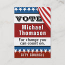 Recherche de campagnes cartes visite Élection