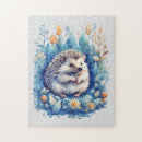 Recherche de hérisson puzzles Mignon