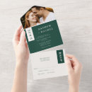 Recherche de emerald green mariage invitations Minimaliste