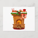Suche nach kamin postkarten Weihnachtspostkarte