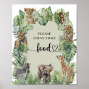 Suche nach boy baby shower poster Safari