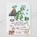 Recherche de oeufs de dinosaure invitations Pour enfants