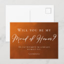 Recherche de honneur cartes postales Maid of honor