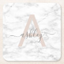 Recherche de marble dessous de verres Monogramme