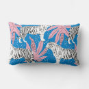 Recherche de tigre abstrait coussins Couleur