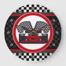 Suche nach rotes auto wanduhren Rennwagen