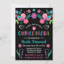 Recherche de fiesta quinceañera invitations Fleurs