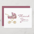 Recherche de baby shower vintage vœux cartes Rose