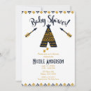 Recherche de teepee baby shower invitations Rustique