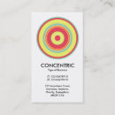Recherche de concentration cartes visite Cercle