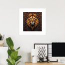 Recherche de peinture de lion posters Décoration intérieure