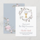 Recherche de floral petite communion invitations Fille