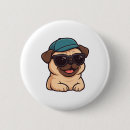 Suche nach cartoon mops buttons Welpe