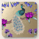 Recherche de peacock dessous de verres Coloré