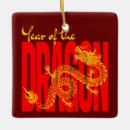 Recherche de dragon rouge ornements Année du dragon 2024