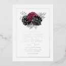 Recherche de damassé noire rouge invitations Gothique