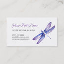 Suche nach libellen visitenkarten Aquarell