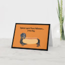 Recherche de dachshund cartes halloween Chien de saucisse