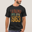 Suche nach legende seit 1963 tshirts Perfekt