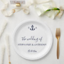 Recherche de bleu marine assiettes Initiales