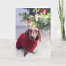 Recherche de teckel mignon vœux cartes Animal de compagnie
