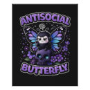 Recherche de crâne papillon posters Gothique