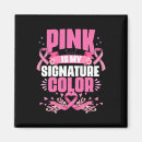 Recherche de ruban rose de cancer magnets Guerrier du cancer