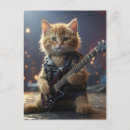 Suche nach der gitarre spielt poster Katze