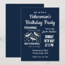 Recherche de pêche anniversaire invitations Typographie