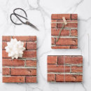 Recherche de rouge briques papier cadeau Urbain