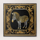 Recherche de zèbre puzzles Floral