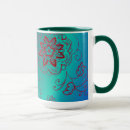 Recherche de tatouage de henné tasses Fleurs