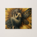 Recherche de fleur jaune puzzles Fée